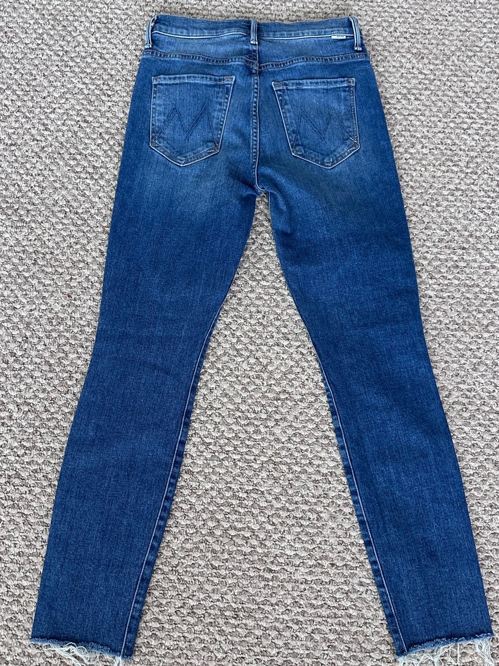 Mother denim the stunner ankle fray in so long size 26 - Picture 2 of 8
